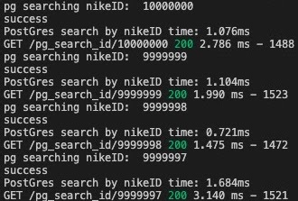 query speed on postgresql